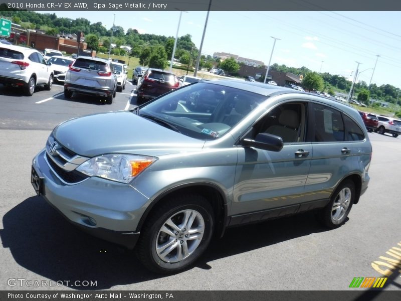 Opal Sage Metallic / Ivory 2010 Honda CR-V EX AWD