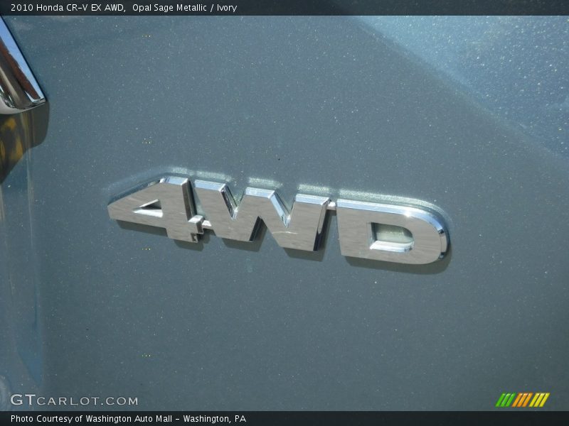 Opal Sage Metallic / Ivory 2010 Honda CR-V EX AWD