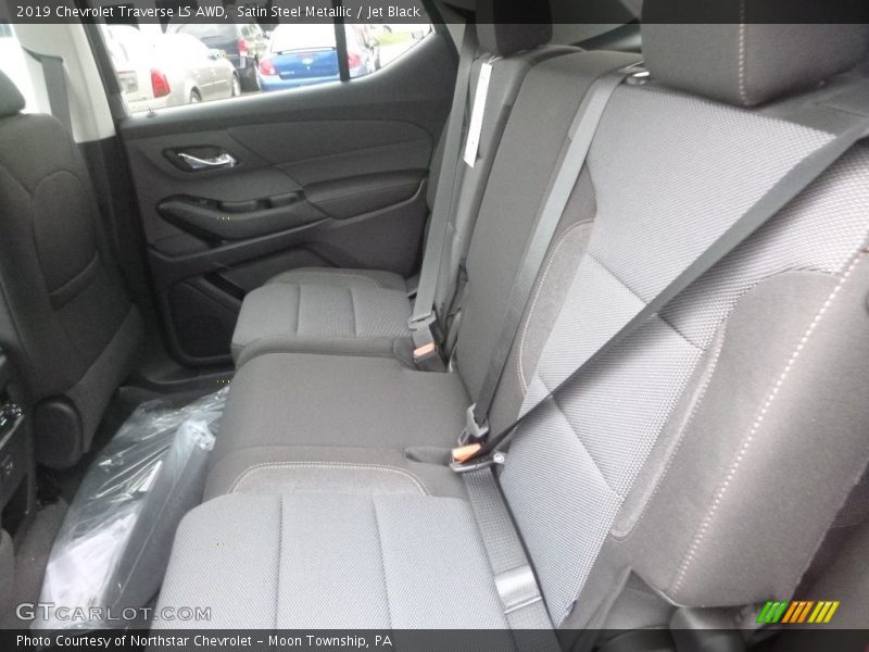 Satin Steel Metallic / Jet Black 2019 Chevrolet Traverse LS AWD