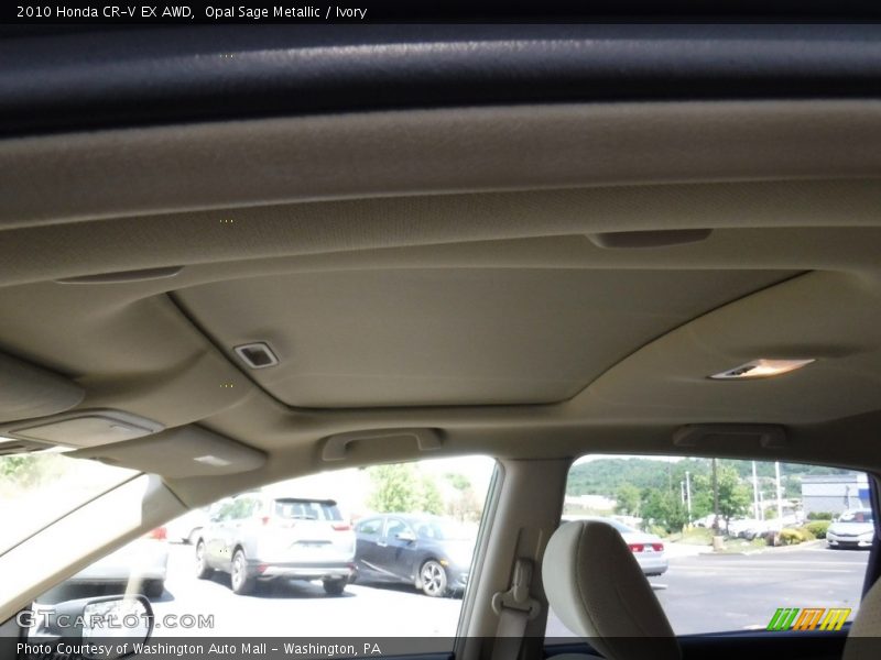 Opal Sage Metallic / Ivory 2010 Honda CR-V EX AWD