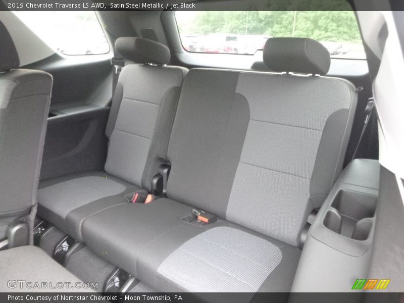 Satin Steel Metallic / Jet Black 2019 Chevrolet Traverse LS AWD