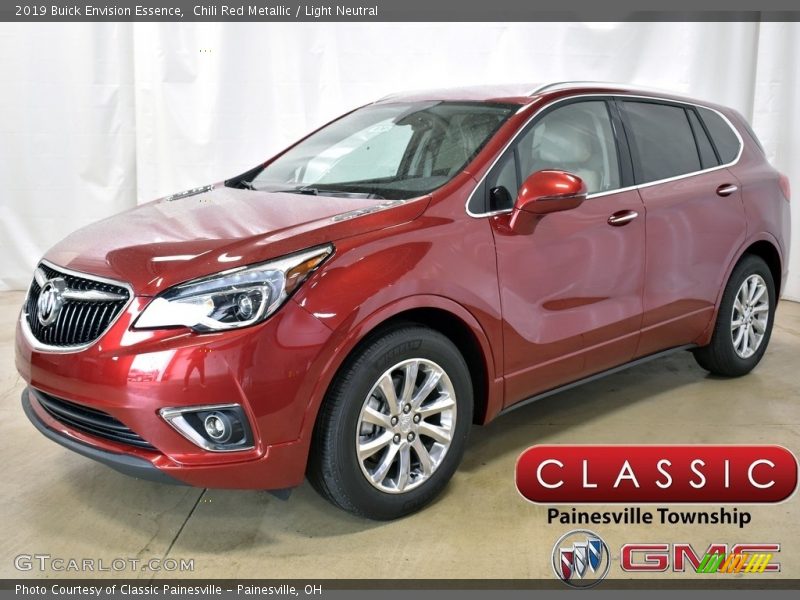 Chili Red Metallic / Light Neutral 2019 Buick Envision Essence