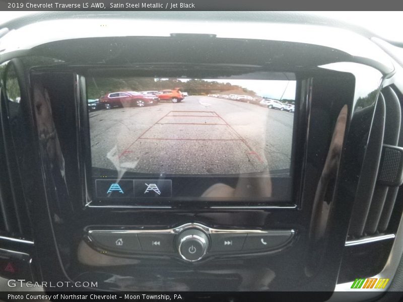 Satin Steel Metallic / Jet Black 2019 Chevrolet Traverse LS AWD