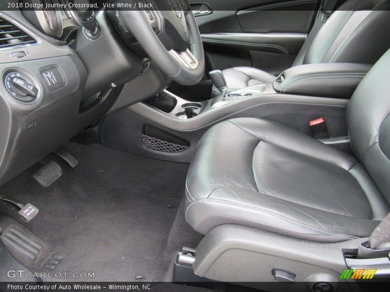 Vice White / Black 2018 Dodge Journey Crossroad