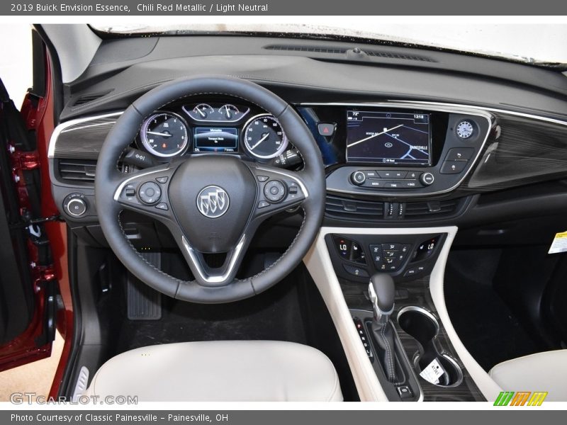 Chili Red Metallic / Light Neutral 2019 Buick Envision Essence