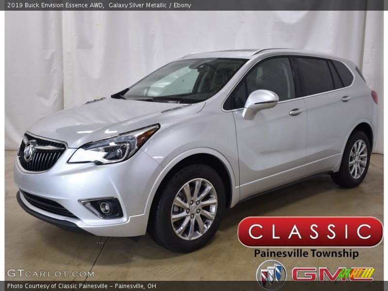 Galaxy Silver Metallic / Ebony 2019 Buick Envision Essence AWD