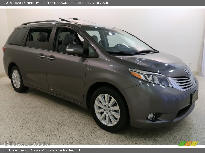 Predawn Gray Mica / Ash 2016 Toyota Sienna Limited Premium AWD