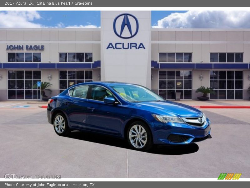 Catalina Blue Pearl / Graystone 2017 Acura ILX