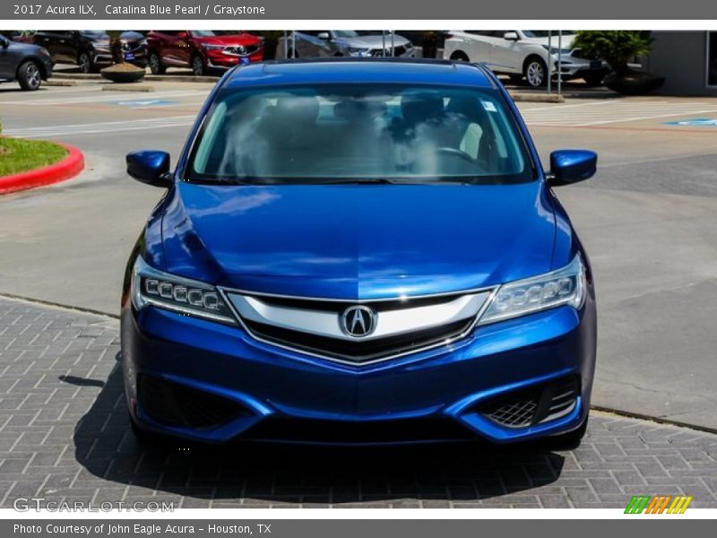Catalina Blue Pearl / Graystone 2017 Acura ILX
