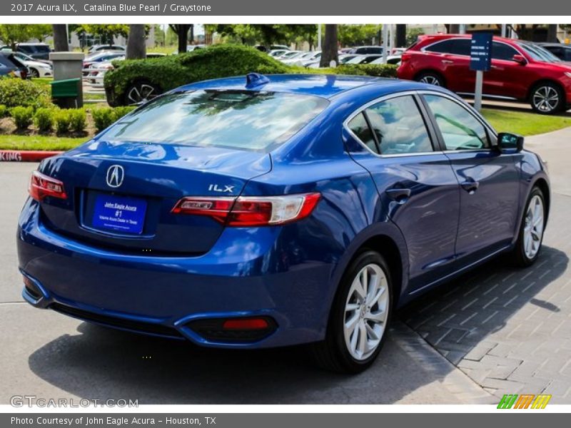 Catalina Blue Pearl / Graystone 2017 Acura ILX