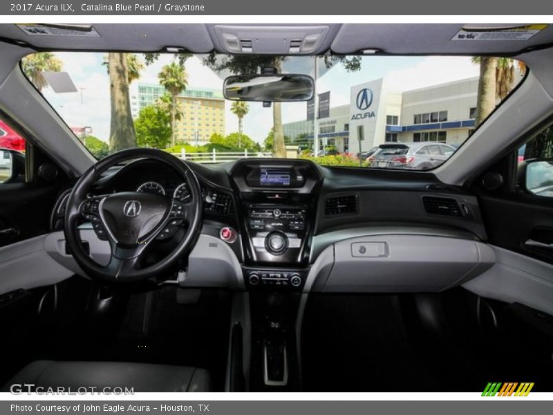 Catalina Blue Pearl / Graystone 2017 Acura ILX
