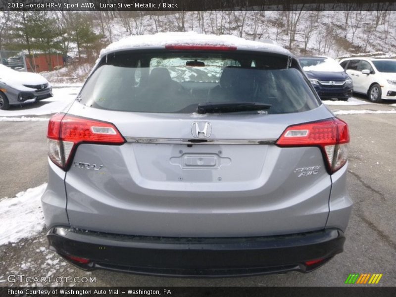 Lunar Silver Metallic / Black 2019 Honda HR-V Sport AWD