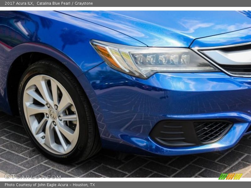 Catalina Blue Pearl / Graystone 2017 Acura ILX