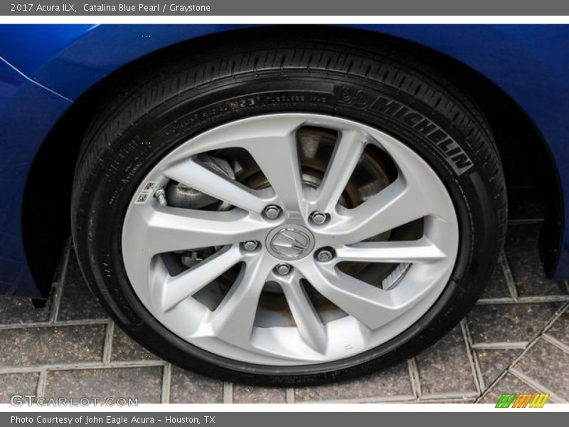 Catalina Blue Pearl / Graystone 2017 Acura ILX