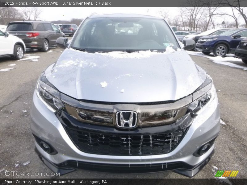 Lunar Silver Metallic / Black 2019 Honda HR-V Sport AWD