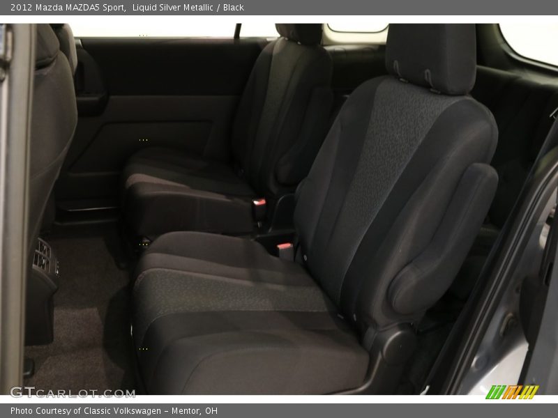Liquid Silver Metallic / Black 2012 Mazda MAZDA5 Sport