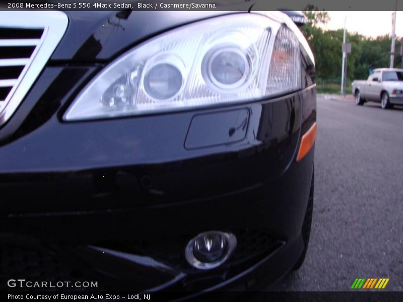 Black / Cashmere/Savanna 2008 Mercedes-Benz S 550 4Matic Sedan