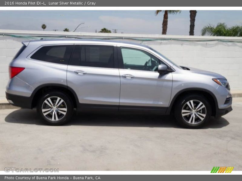 Lunar Silver Metallic / Gray 2016 Honda Pilot EX-L