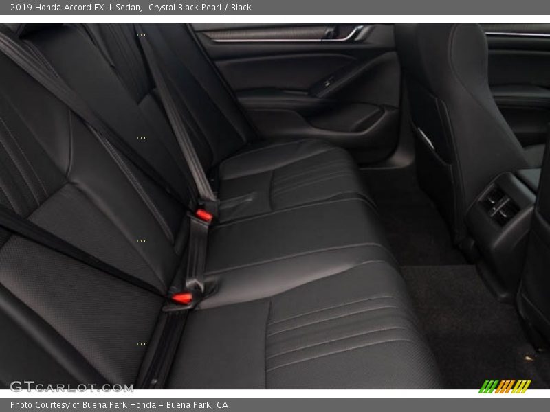 Crystal Black Pearl / Black 2019 Honda Accord EX-L Sedan
