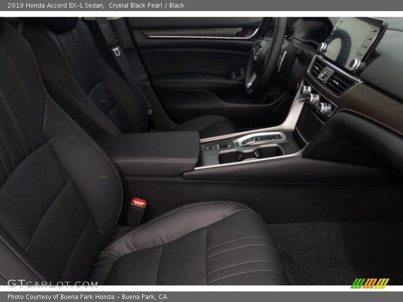 Crystal Black Pearl / Black 2019 Honda Accord EX-L Sedan