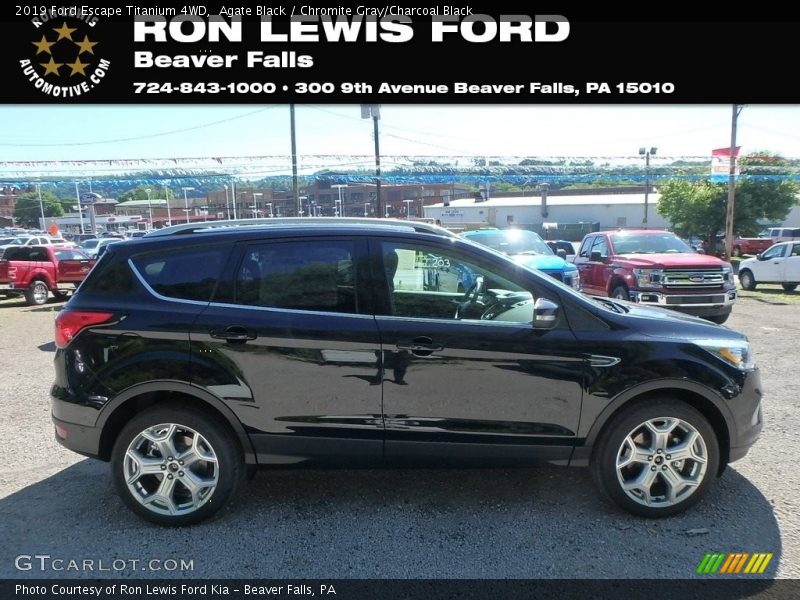 Agate Black / Chromite Gray/Charcoal Black 2019 Ford Escape Titanium 4WD