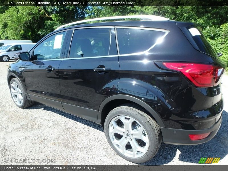 Agate Black / Chromite Gray/Charcoal Black 2019 Ford Escape Titanium 4WD