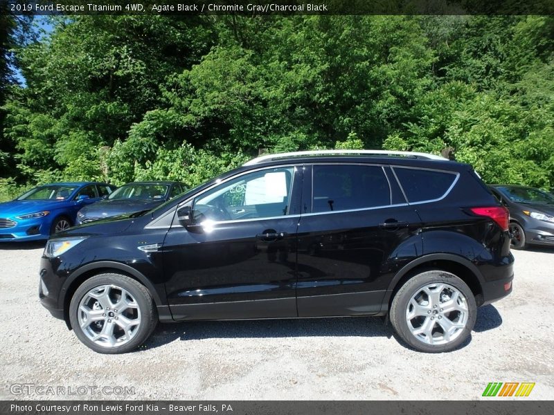 Agate Black / Chromite Gray/Charcoal Black 2019 Ford Escape Titanium 4WD