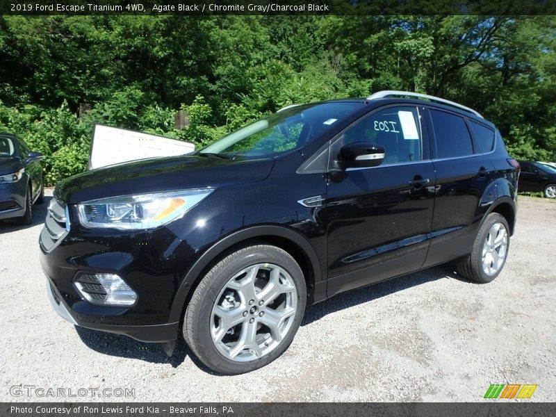 Agate Black / Chromite Gray/Charcoal Black 2019 Ford Escape Titanium 4WD