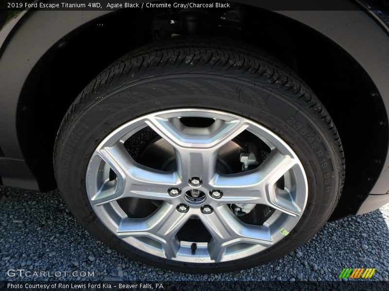 Agate Black / Chromite Gray/Charcoal Black 2019 Ford Escape Titanium 4WD