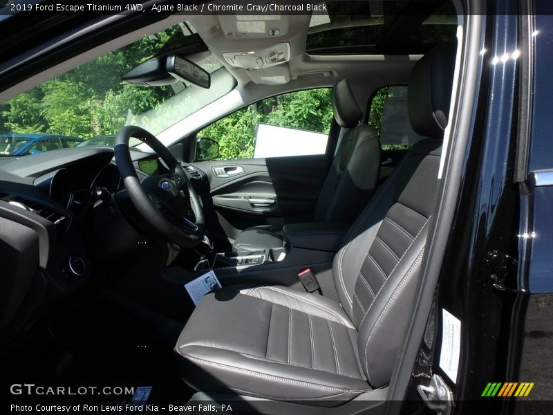 Agate Black / Chromite Gray/Charcoal Black 2019 Ford Escape Titanium 4WD