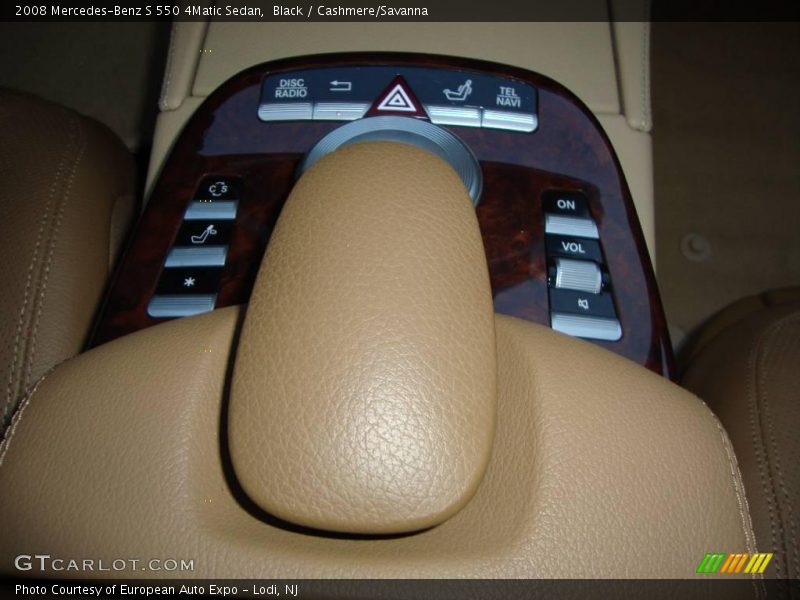 Black / Cashmere/Savanna 2008 Mercedes-Benz S 550 4Matic Sedan
