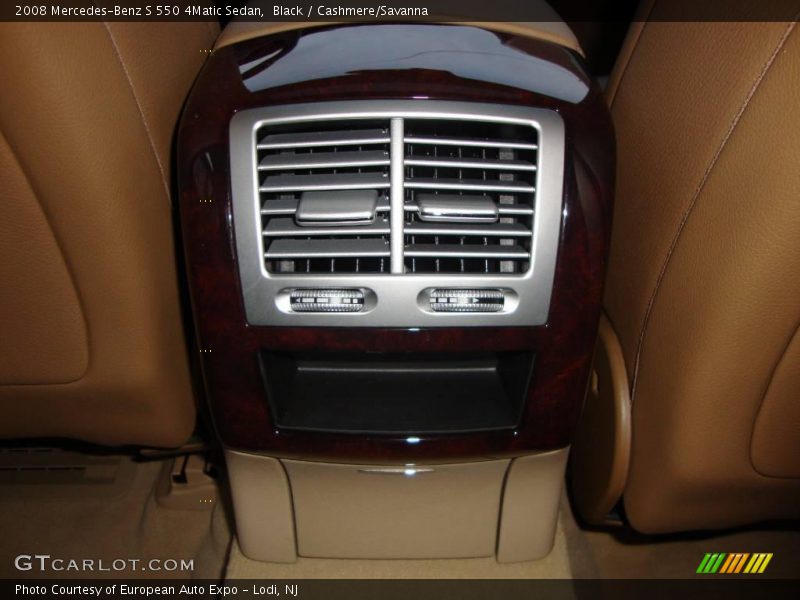 Black / Cashmere/Savanna 2008 Mercedes-Benz S 550 4Matic Sedan