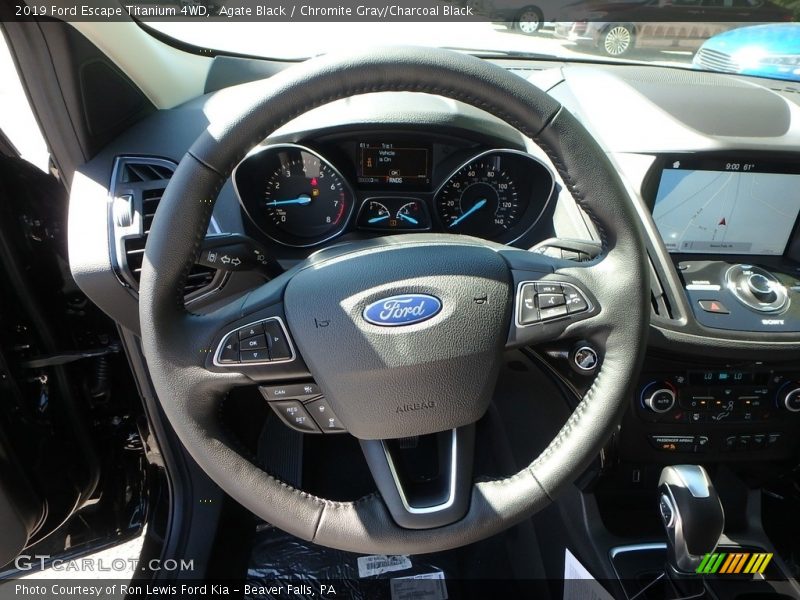 Agate Black / Chromite Gray/Charcoal Black 2019 Ford Escape Titanium 4WD