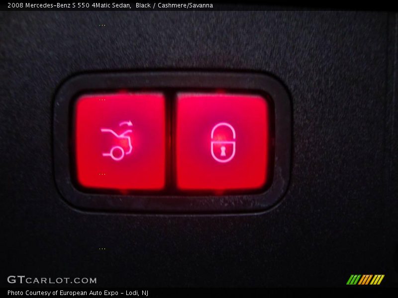 Black / Cashmere/Savanna 2008 Mercedes-Benz S 550 4Matic Sedan