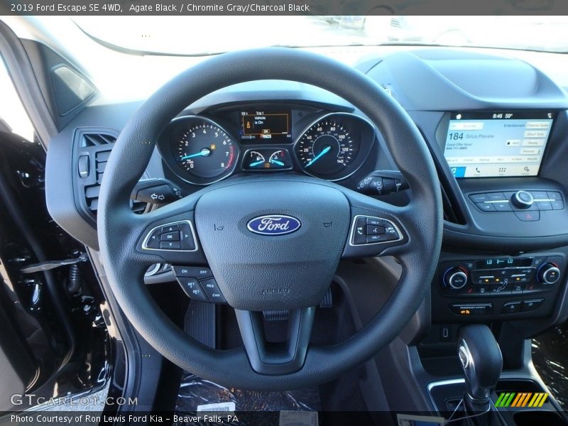 Agate Black / Chromite Gray/Charcoal Black 2019 Ford Escape SE 4WD