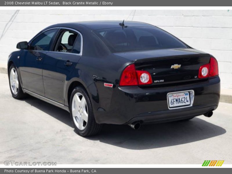 Black Granite Metallic / Ebony 2008 Chevrolet Malibu LT Sedan