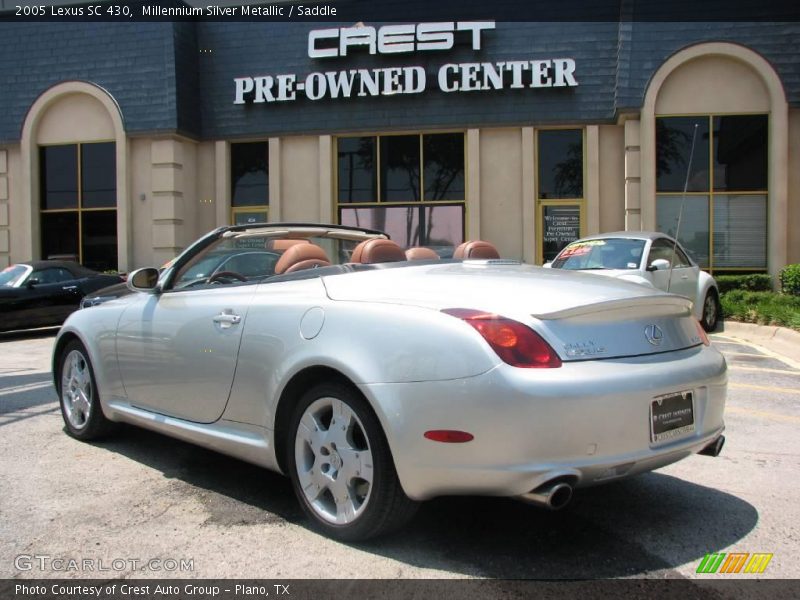 Millennium Silver Metallic / Saddle 2005 Lexus SC 430