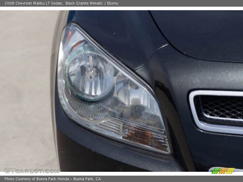 Black Granite Metallic / Ebony 2008 Chevrolet Malibu LT Sedan