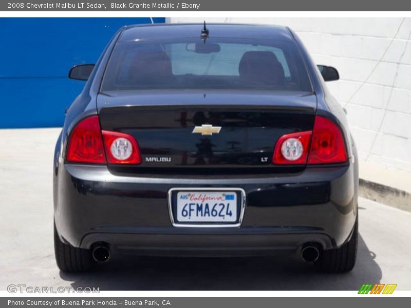Black Granite Metallic / Ebony 2008 Chevrolet Malibu LT Sedan