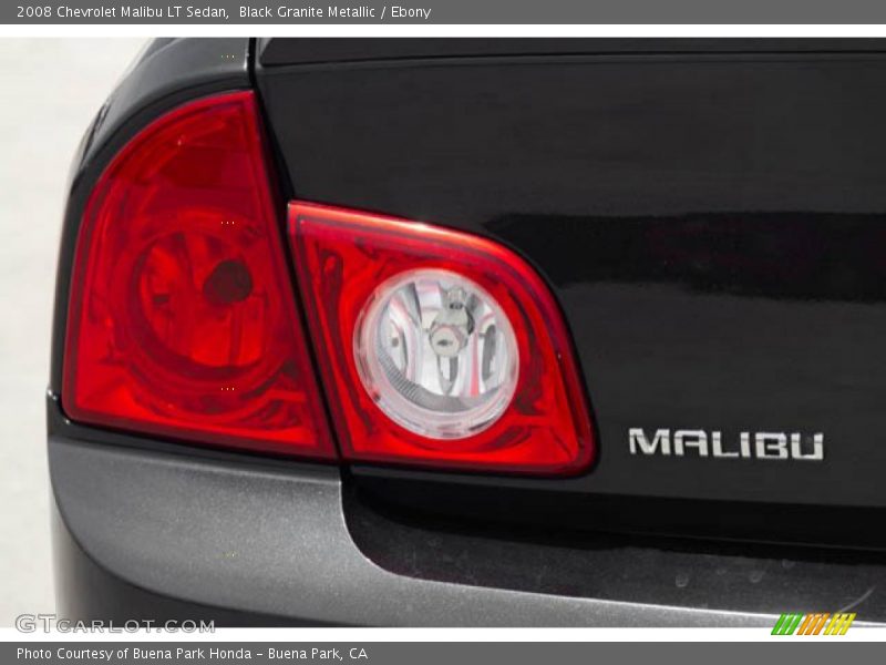 Black Granite Metallic / Ebony 2008 Chevrolet Malibu LT Sedan