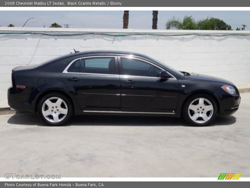 Black Granite Metallic / Ebony 2008 Chevrolet Malibu LT Sedan