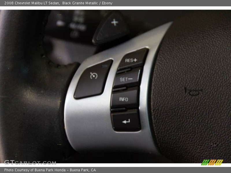 Black Granite Metallic / Ebony 2008 Chevrolet Malibu LT Sedan