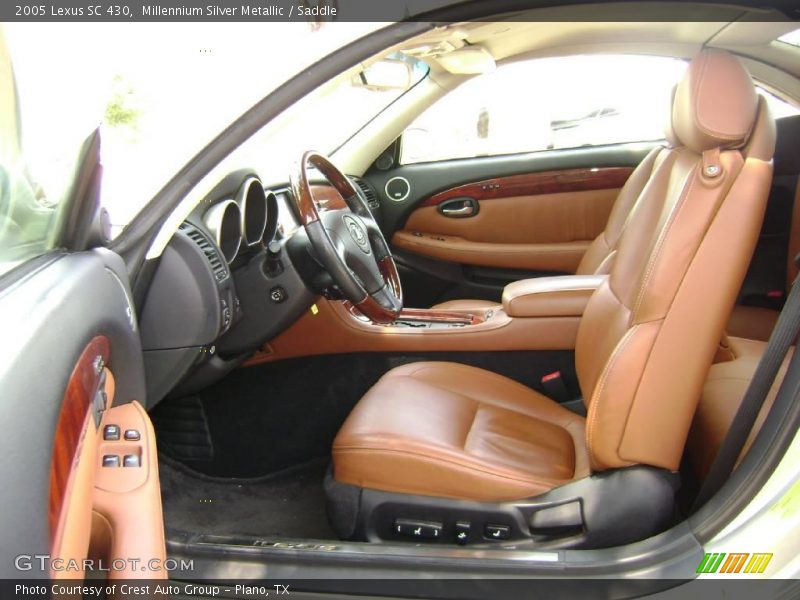 Millennium Silver Metallic / Saddle 2005 Lexus SC 430