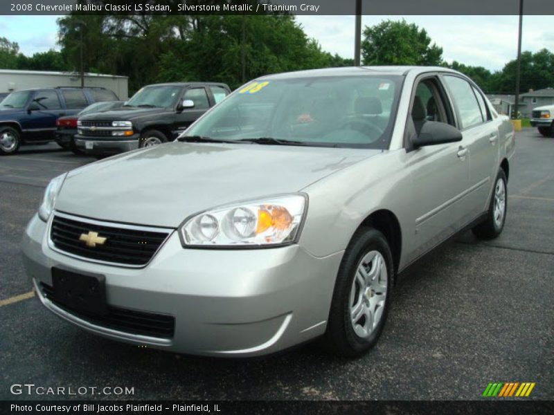 Silverstone Metallic / Titanium Gray 2008 Chevrolet Malibu Classic LS Sedan