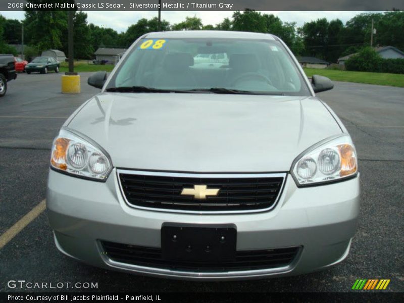 Silverstone Metallic / Titanium Gray 2008 Chevrolet Malibu Classic LS Sedan