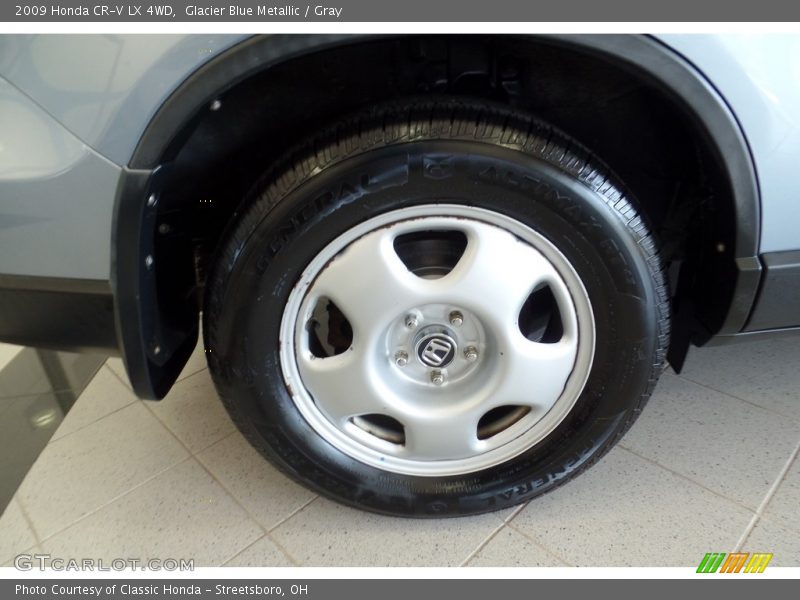 Glacier Blue Metallic / Gray 2009 Honda CR-V LX 4WD