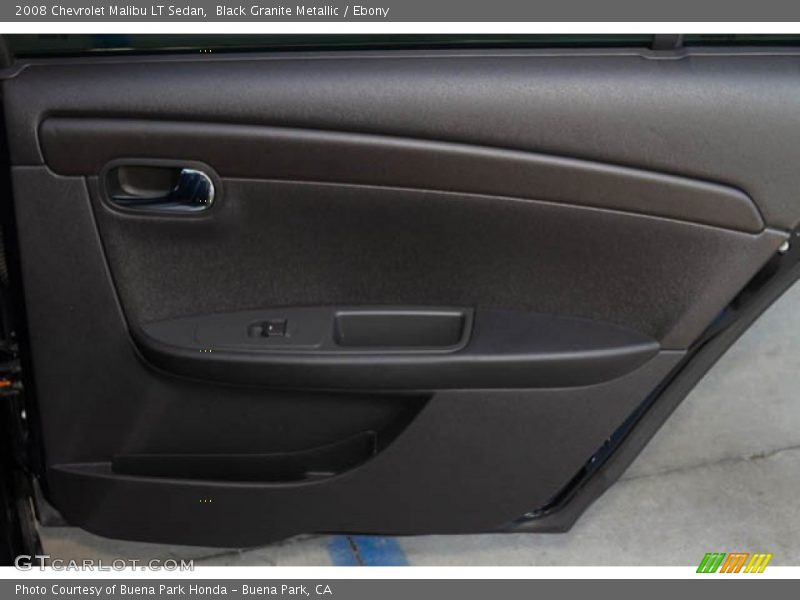 Black Granite Metallic / Ebony 2008 Chevrolet Malibu LT Sedan