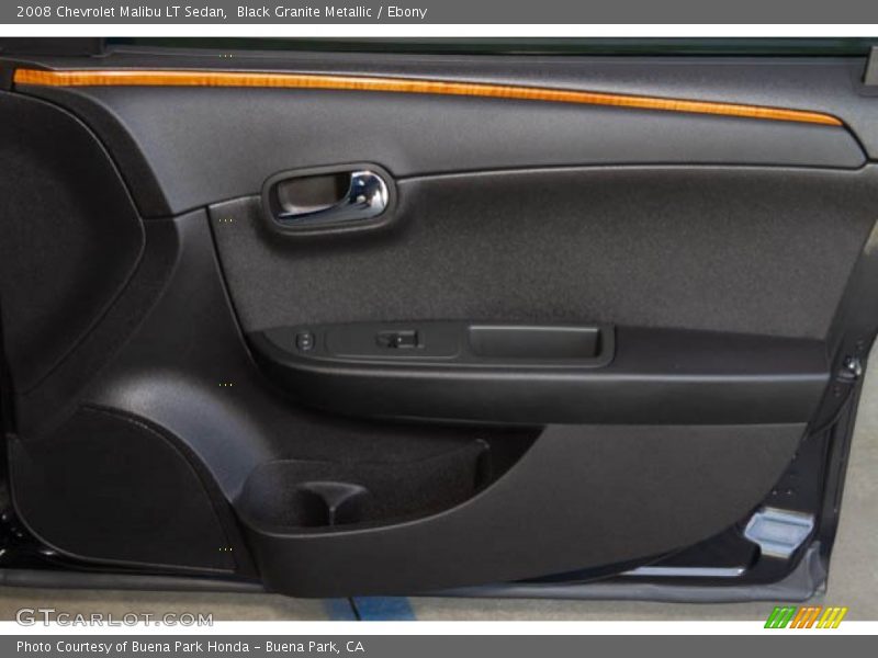 Black Granite Metallic / Ebony 2008 Chevrolet Malibu LT Sedan