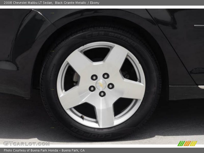 Black Granite Metallic / Ebony 2008 Chevrolet Malibu LT Sedan