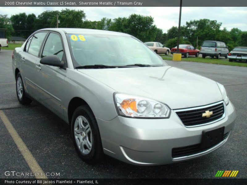 Silverstone Metallic / Titanium Gray 2008 Chevrolet Malibu Classic LS Sedan